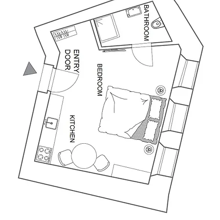 Exquisite 2 Bedroom At Lesser Town By Easybnb Premium דירה פראג